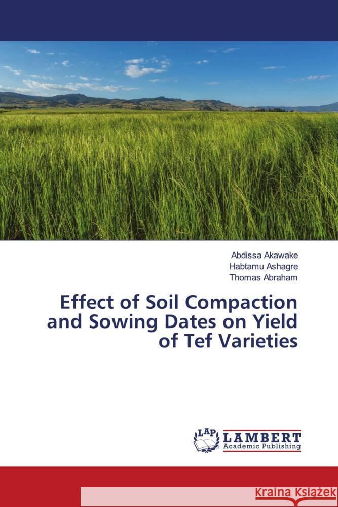 Effect of Soil Compaction and Sowing Dates on Yield of Tef Varieties Akawake, Abdissa, Ashagre, Habtamu, Abraham, Thomas 9786205487839 LAP Lambert Academic Publishing