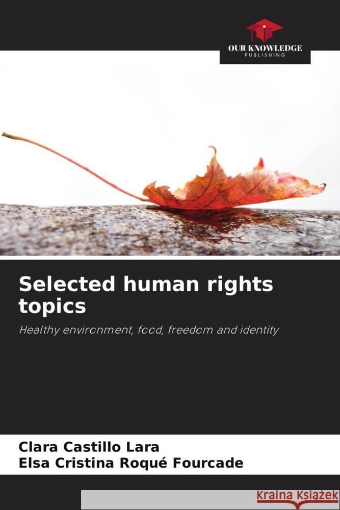 Selected human rights topics Castillo Lara, Clara, Roqué Fourcade, Elsa Cristina 9786205531761