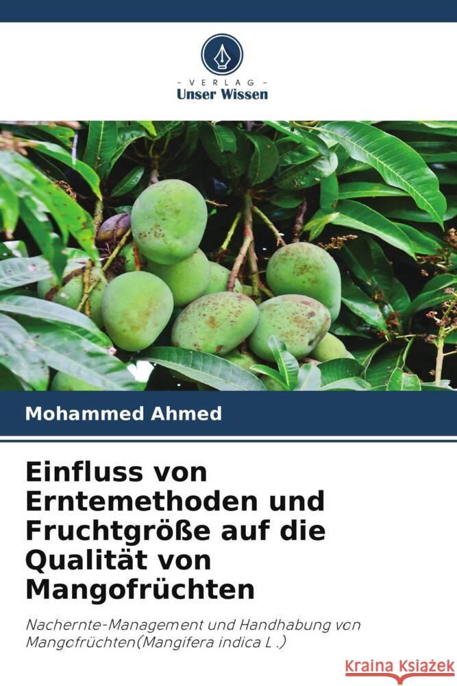 Einfluss von Erntemethoden und Fruchtgröße auf die Qualität von Mangofrüchten Ahmed, Mohammed 9786205547120