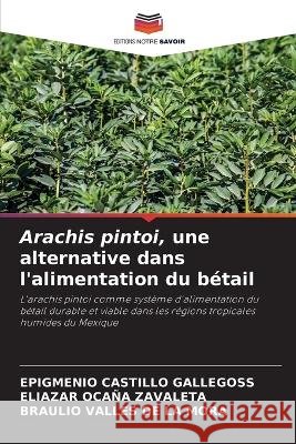 Arachis pintoi, une alternative dans l'alimentation du b?tail Epigmenio Castill Eliazar Oca? Braulio Valle 9786205603628 Editions Notre Savoir