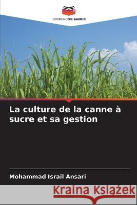 La culture de la canne ? sucre et sa gestion Mohammad Israil Ansari 9786205646120