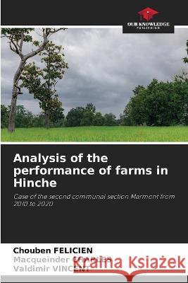 Analysis of the performance of farms in Hinche Chouben Felicien Macqueinder Charles Valdimir Vincent 9786205676318 Our Knowledge Publishing