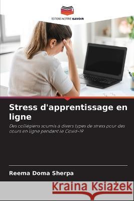 Stress d\'apprentissage en ligne Reema Doma Sherpa 9786205757741