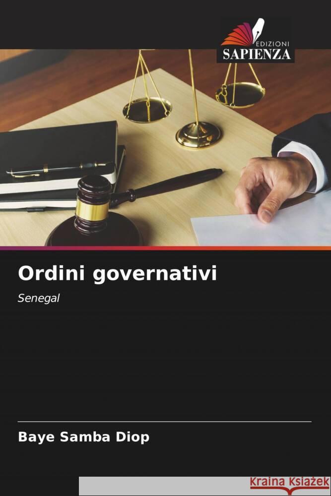 Ordini governativi Diop, Baye Samba 9786205759196