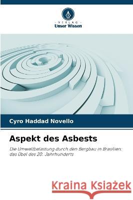 Aspekt des Asbests Cyro Haddad Novello   9786205786710