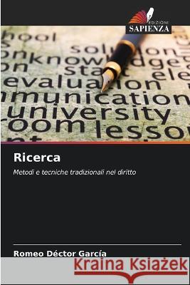 Ricerca Romeo D?cto 9786205853719 Edizioni Sapienza
