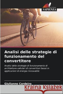 Analisi delle strategie di funzionamento del convertitore Giulianno Cordeiro   9786205935705