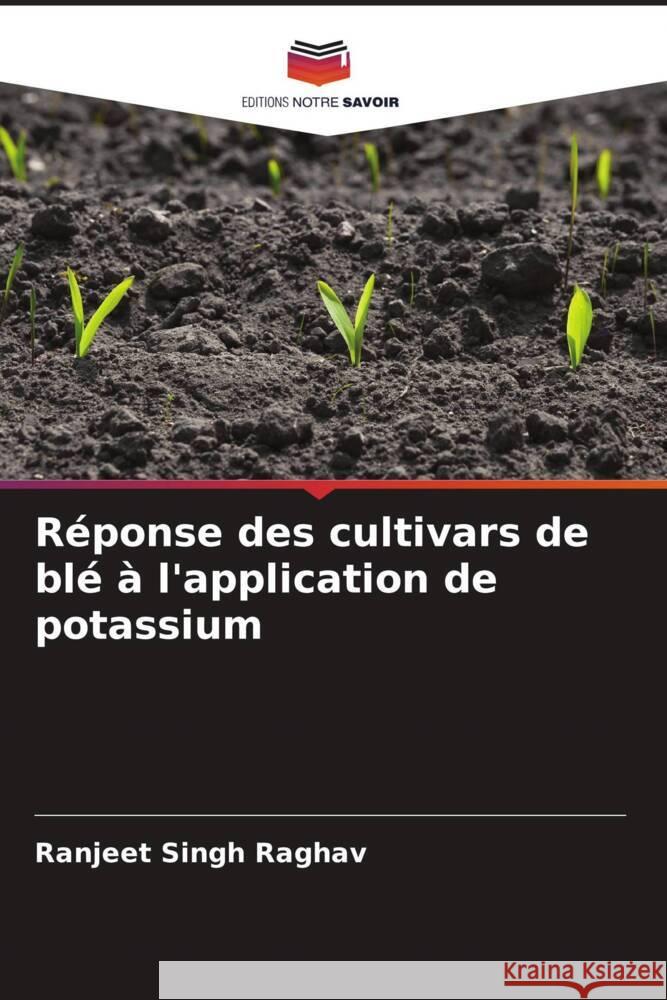 Reponse des cultivars de ble a l'application de potassium Ranjeet Singh Raghav   9786205966211