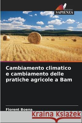 Cambiamento climatico e cambiamento delle pratiche agricole a Bam Florent Boena   9786206025924 Edizioni Sapienza