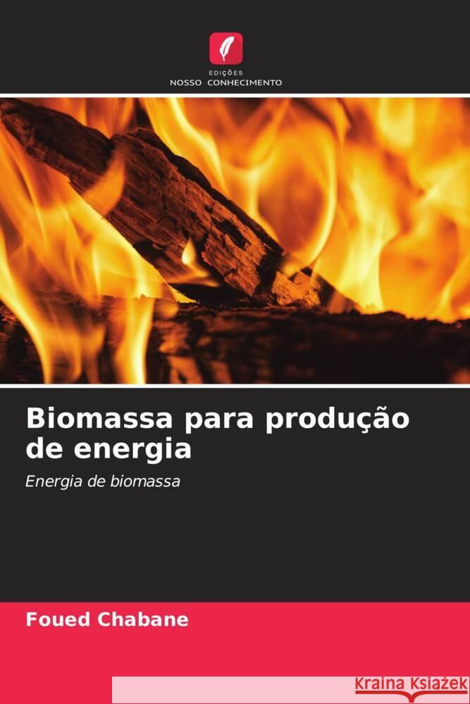 Biomassa para producao de energia Foued Chabane   9786206065944 Edicoes Nosso Conhecimento
