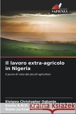 Il lavoro extra-agricolo in Nigeria Elaigwu Christopher Ogbanje   9786206066422 Edizioni Sapienza