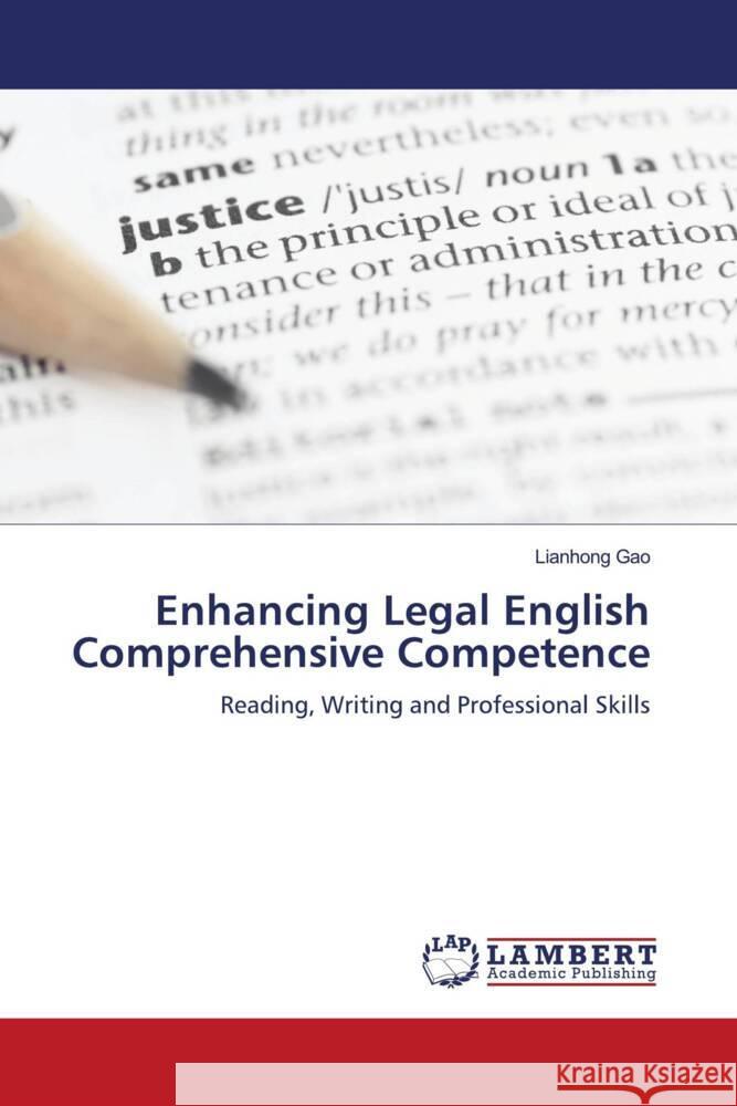 Enhancing Legal English Comprehensive Competence Gao, Lianhong 9786206145325 LAP Lambert Academic Publishing