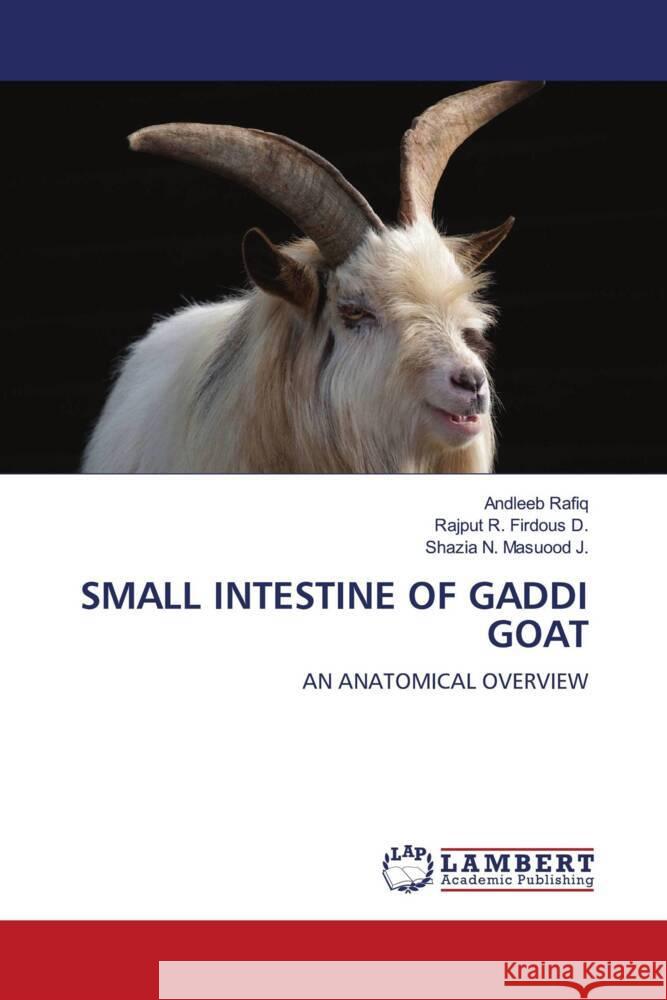 SMALL INTESTINE OF GADDI GOAT Rafiq, Andleeb, Firdous D., Rajput R., Masuood J., Shazia N. 9786206146421 LAP Lambert Academic Publishing