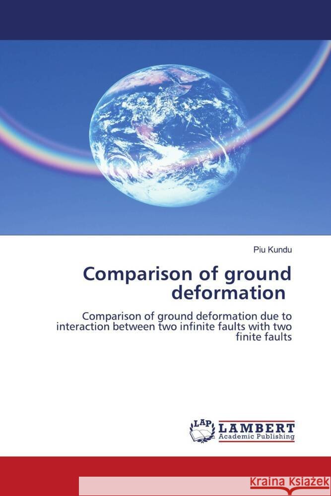 Comparison of ground deformation Piu Kundu 9786206146803