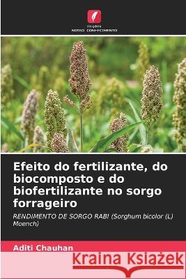 Efeito do fertilizante, do biocomposto e do biofertilizante no sorgo forrageiro Aditi Chauhan   9786206230106