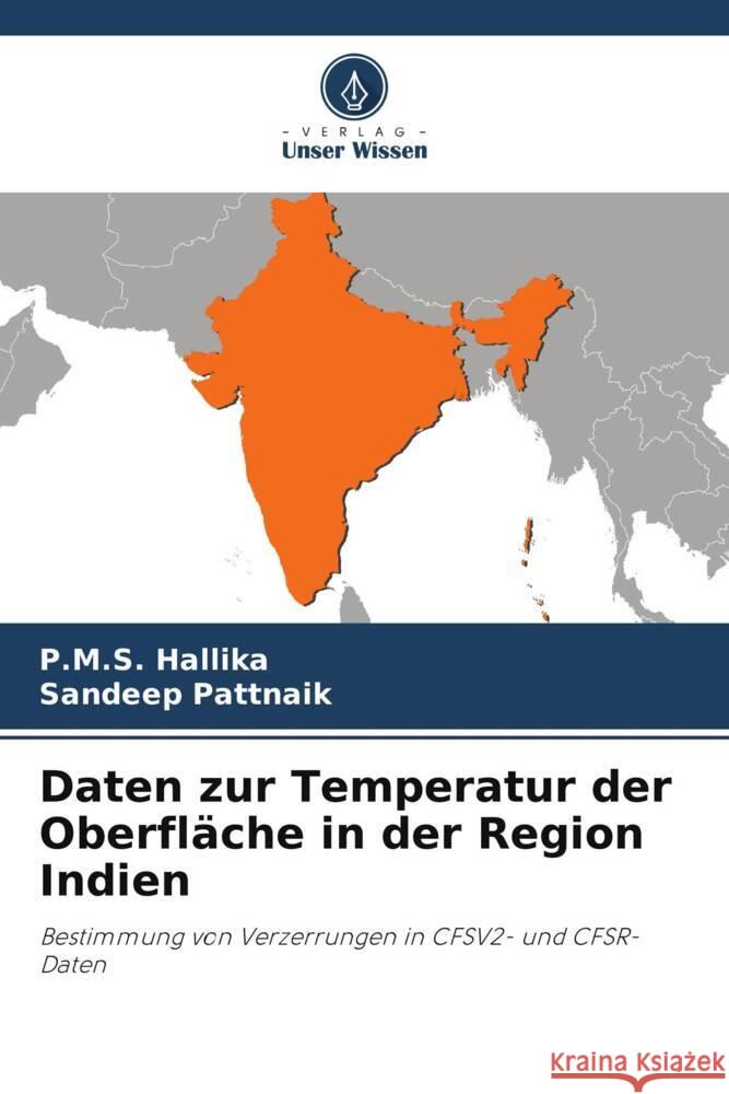 Daten zur Temperatur der Oberfläche in der Region Indien Hallika, P.M.S., Pattnaik, Sandeep 9786206267300