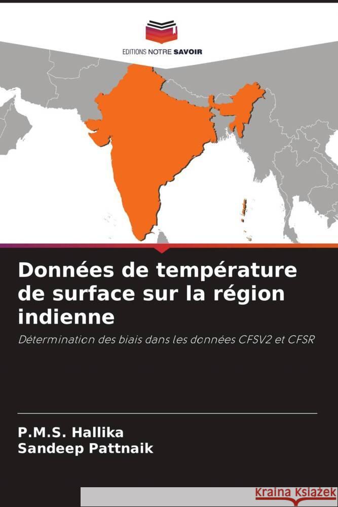 Données de température de surface sur la région indienne Hallika, P.M.S., Pattnaik, Sandeep 9786206267324