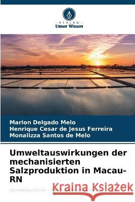 Umweltauswirkungen der mechanisierten Salzproduktion in Macau-RN Marlon Delgado Melo Henrique Cesar de Jesus Ferreira Monalizza Santos de Melo 9786206272946