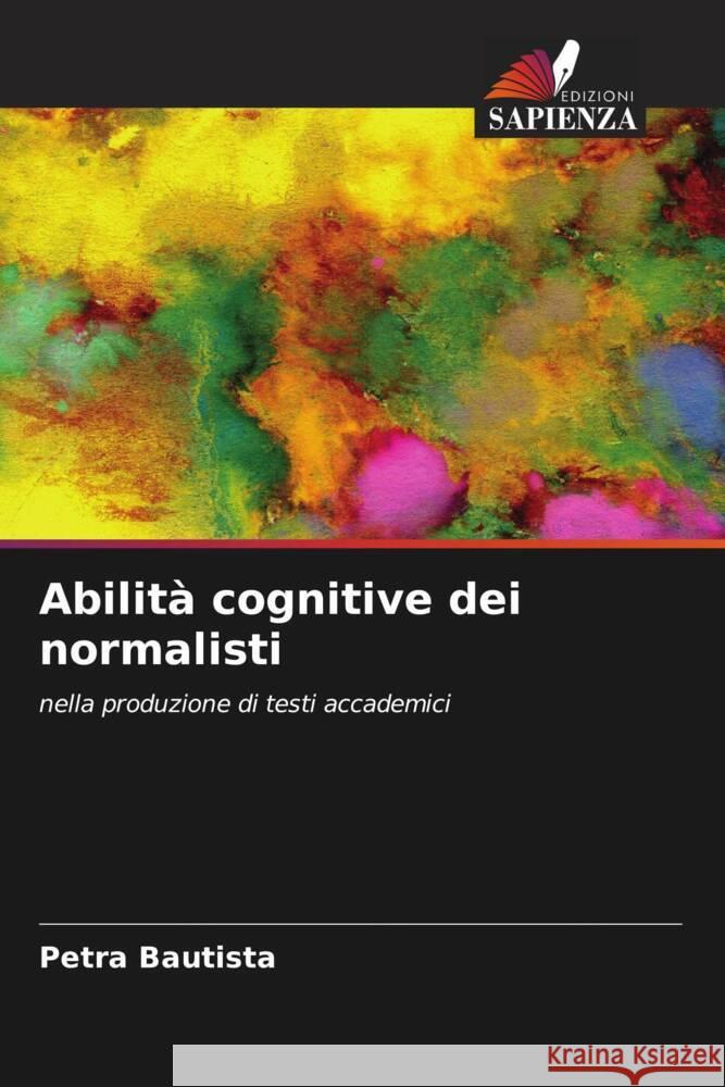 Abilità cognitive dei normalisti Bautista, Petra 9786206345893