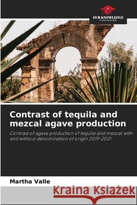 Contrast of tequila and mezcal agave production Valle, Martha 9786206420811