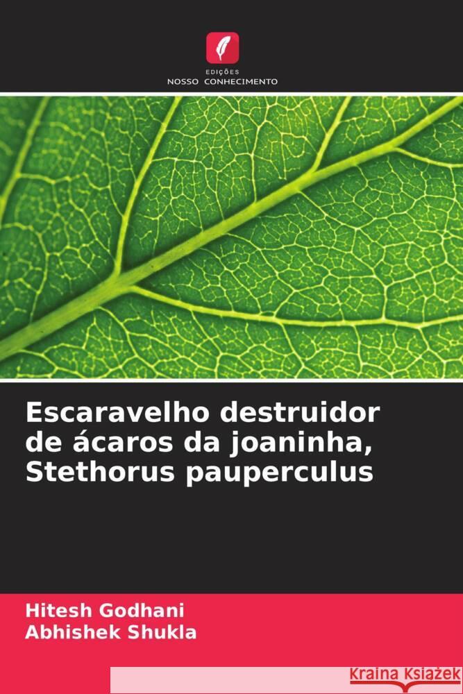 Escaravelho destruidor de ácaros da joaninha, Stethorus pauperculus Godhani, Hitesh, Shukla, Abhishek 9786206425854