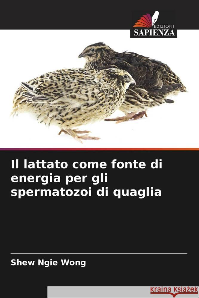 Il lattato come fonte di energia per gli spermatozoi di quaglia Wong, Shew Ngie 9786206431022