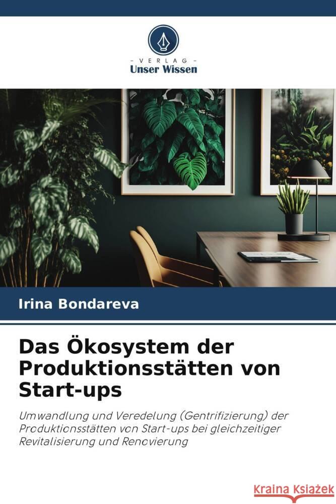 Das Ökosystem der Produktionsstätten von Start-ups Bondareva, Irina 9786206437826