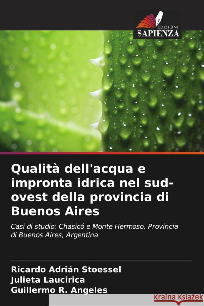 Qualit? dell'acqua e impronta idrica nel sud-ovest della provincia di Buenos Aires Ricardo Adri?n Stoessel Julieta Laucirica Guillermo R. Angeles 9786206451761