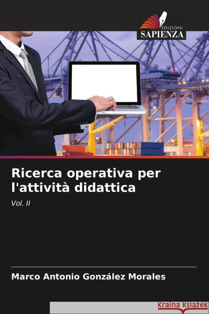 Ricerca operativa per l'attività didattica González Morales, Marco Antonio 9786206456636