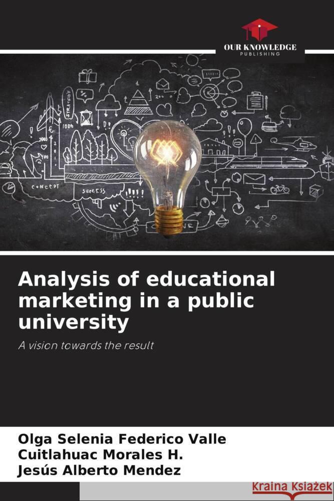 Analysis of educational marketing in a public university Federico Valle, Olga Selenia, Morales H., Cuitlahuac, Mendez, Jesús Alberto 9786206465119