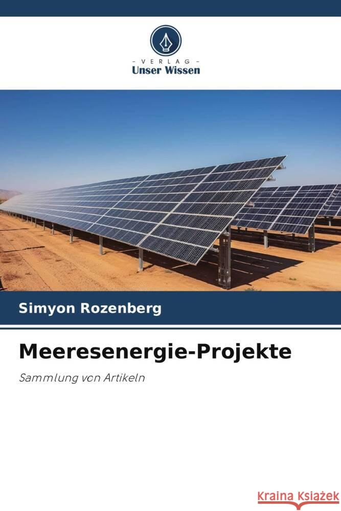 Meeresenergie-Projekte Rozenberg, Simyon 9786206469346