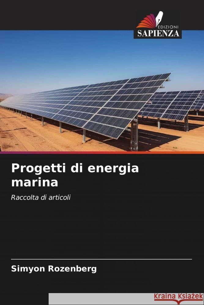 Progetti di energia marina Rozenberg, Simyon 9786206469377