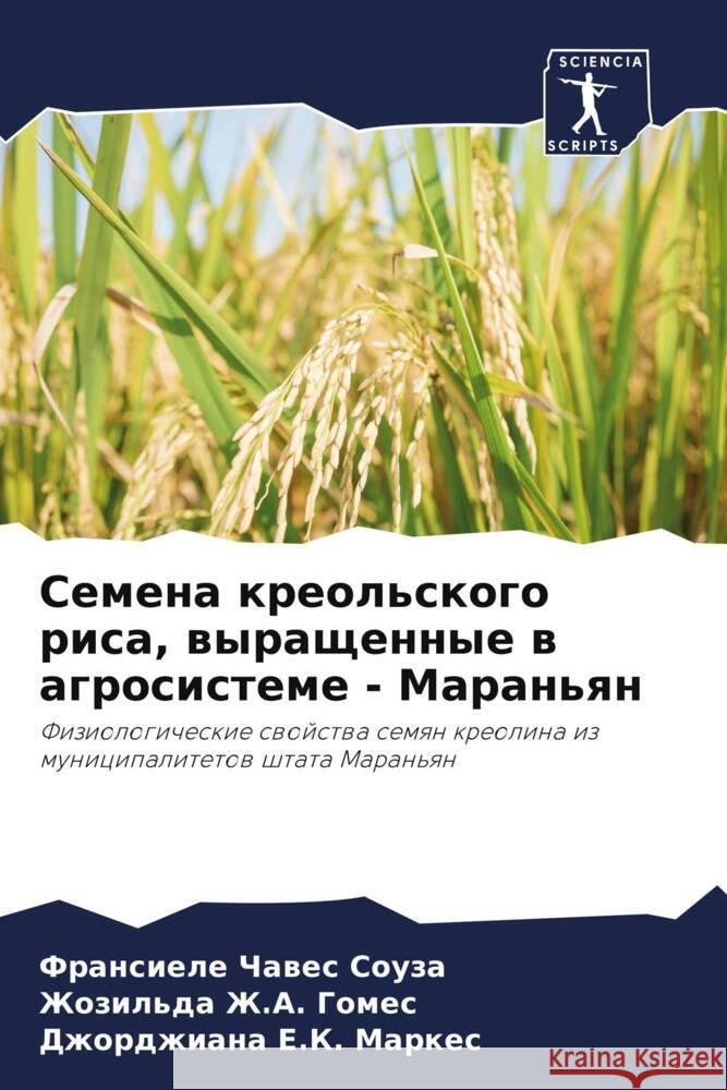 Semena kreol'skogo risa, wyraschennye w agrosisteme - Maran'qn Chawes Souza, Fransiele, Zh.A. Gomes, Zhozil'da, E.K. Markes, Dzhordzhiana 9786206500537 Sciencia Scripts