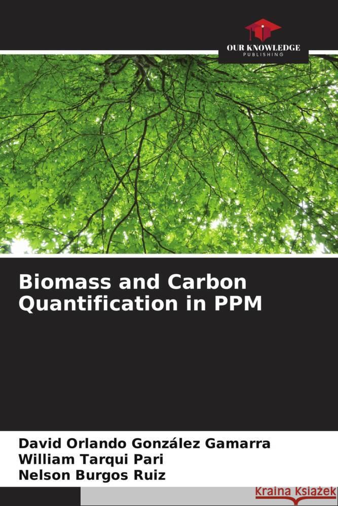 Biomass and Carbon Quantification in PPM González Gamarra, David Orlando, Tarqui Pari, William, Burgos Ruiz, Nelson 9786206515814