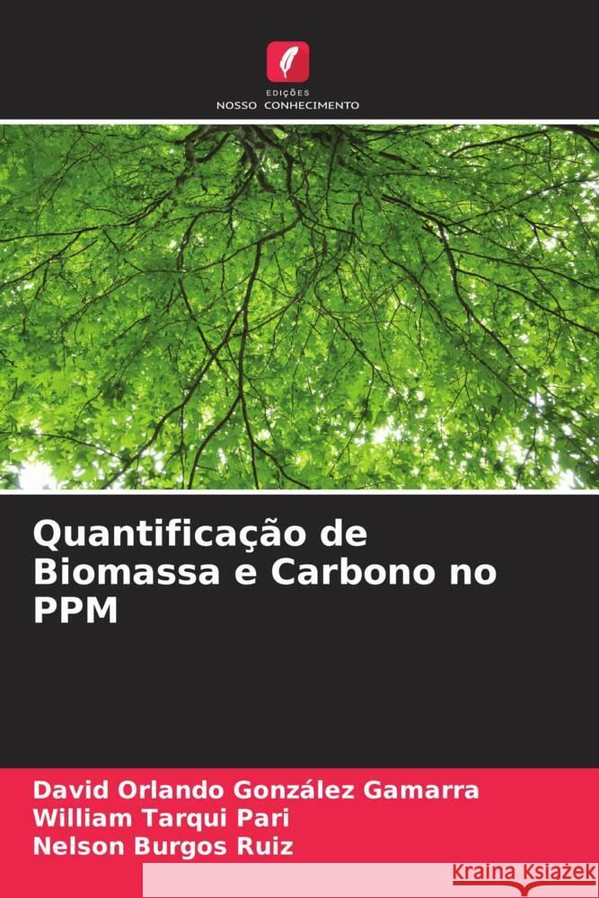 Quantificação de Biomassa e Carbono no PPM González Gamarra, David Orlando, Tarqui Pari, William, Burgos Ruiz, Nelson 9786206515838