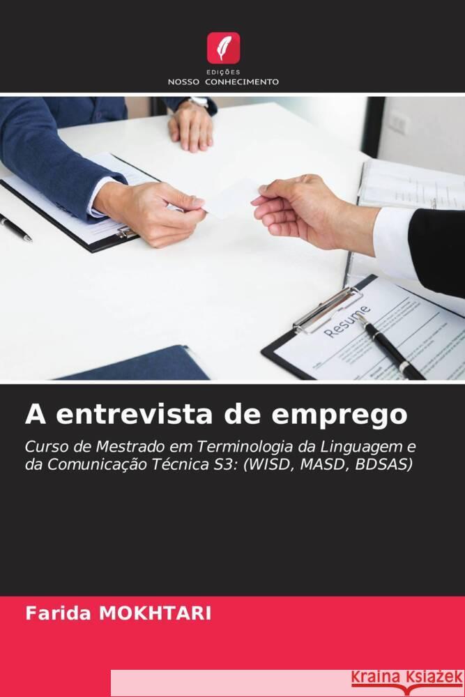 A entrevista de emprego Farida Mokhtari 9786206519058