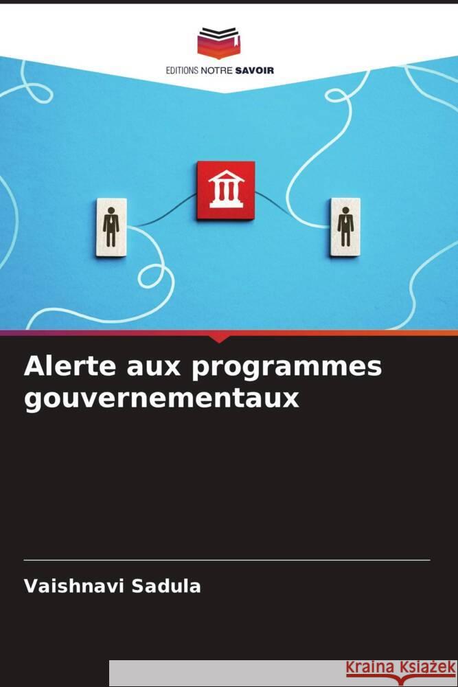 Alerte aux programmes gouvernementaux Sadula, Vaishnavi 9786206534778