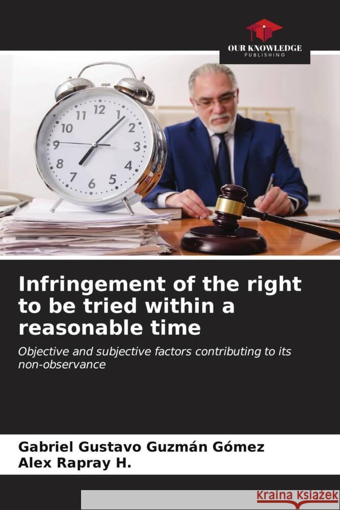 Infringement of the right to be tried within a reasonable time Guzmán Gómez, Gabriel Gustavo, Rapray H., Alex 9786206555414