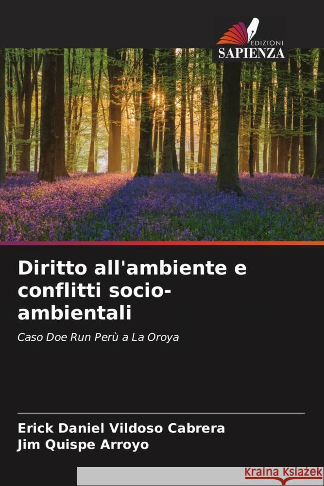 Diritto all'ambiente e conflitti socio-ambientali Vildoso Cabrera, Erick Daniel, Quispe Arroyo, Jim 9786206571742