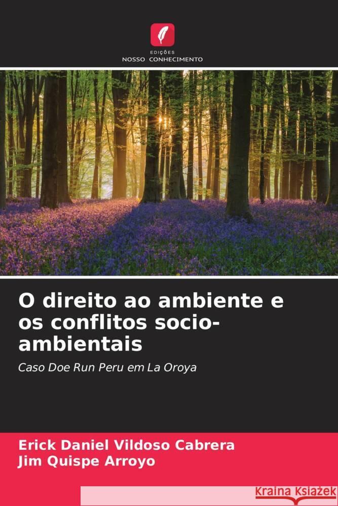 O direito ao ambiente e os conflitos socio-ambientais Vildoso Cabrera, Erick Daniel, Quispe Arroyo, Jim 9786206571759