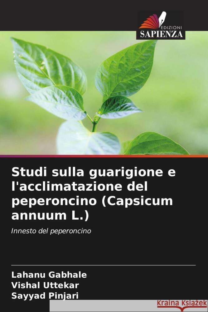 Studi sulla guarigione e l'acclimatazione del peperoncino (Capsicum annuum L.) Lahanu Gabhale Vishal Uttekar Sayyad Pinjari 9786206614296