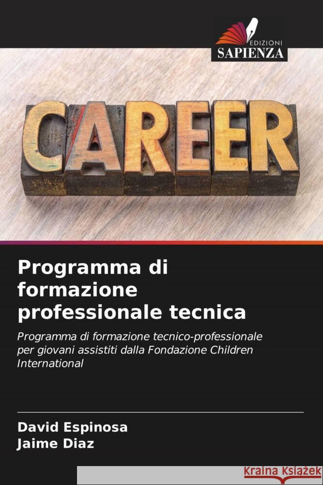 Programma di formazione professionale tecnica David Espinosa Jaime D?az 9786206641513