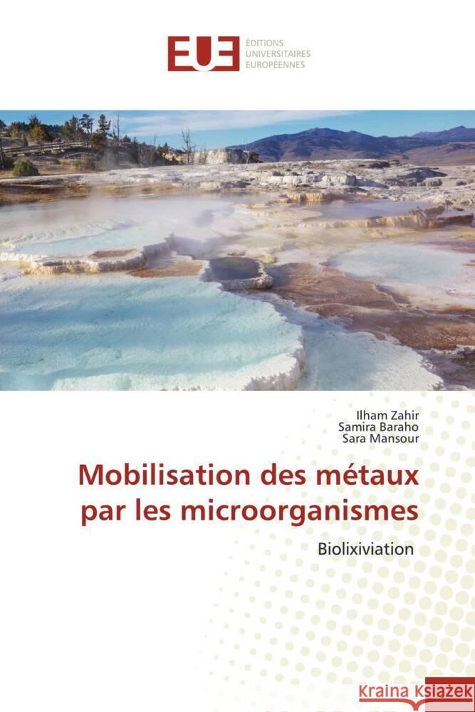 Mobilisation des m?taux par les microorganismes Ilham Zahir Samira Baraho Sara Mansour 9786206703129