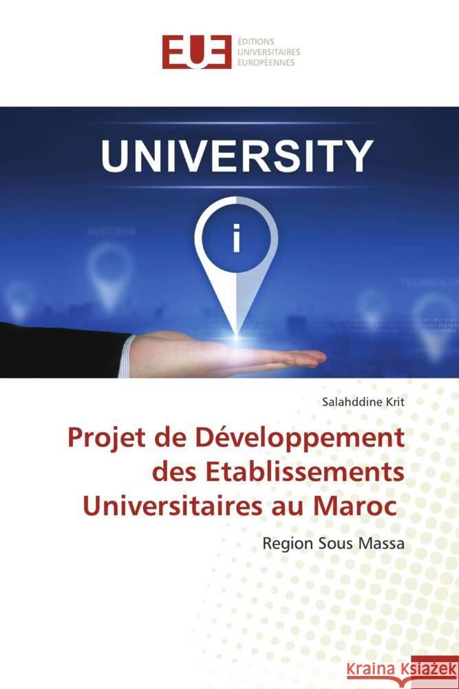 Projet de Développement des Etablissements Universitaires au Maroc Krit, Salahddine 9786206723400