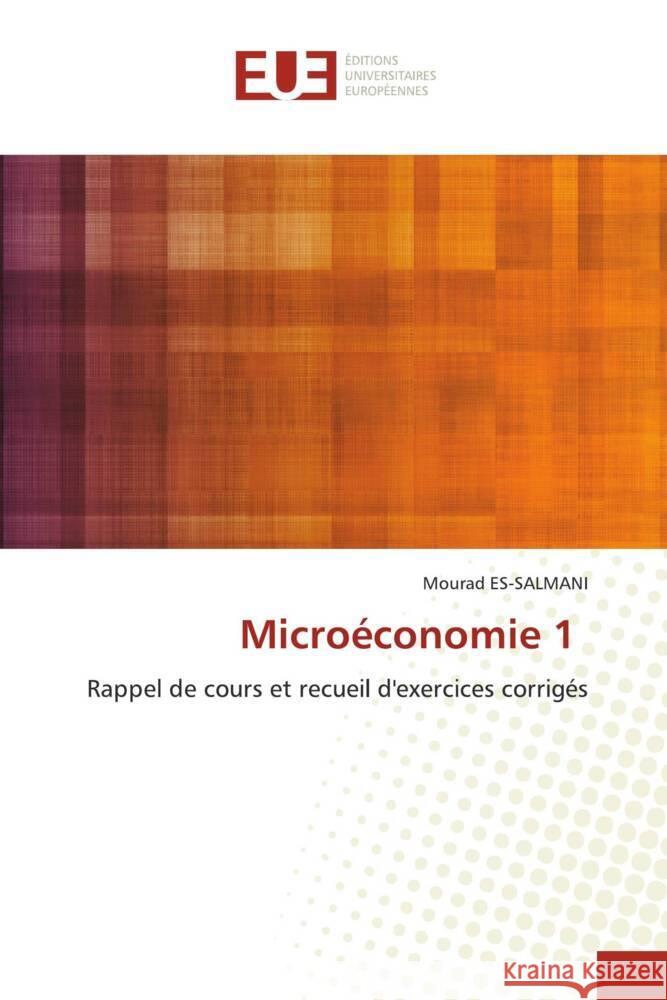 Microéconomie 1 ES-SALMANI, Mourad 9786206726432