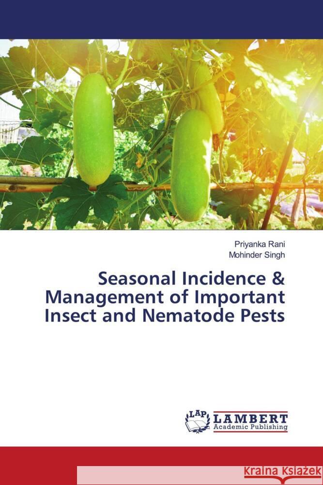 Seasonal Incidence & Management of Important Insect and Nematode Pests Rani, Priyanka, Singh, Mohinder 9786206754664