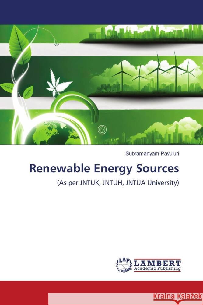 Renewable Energy Sources Pavuluri, Subramanyam 9786206845058