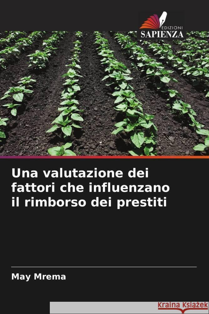 Una valutazione dei fattori che influenzano il rimborso dei prestiti May Mrema 9786206855064 Edizioni Sapienza