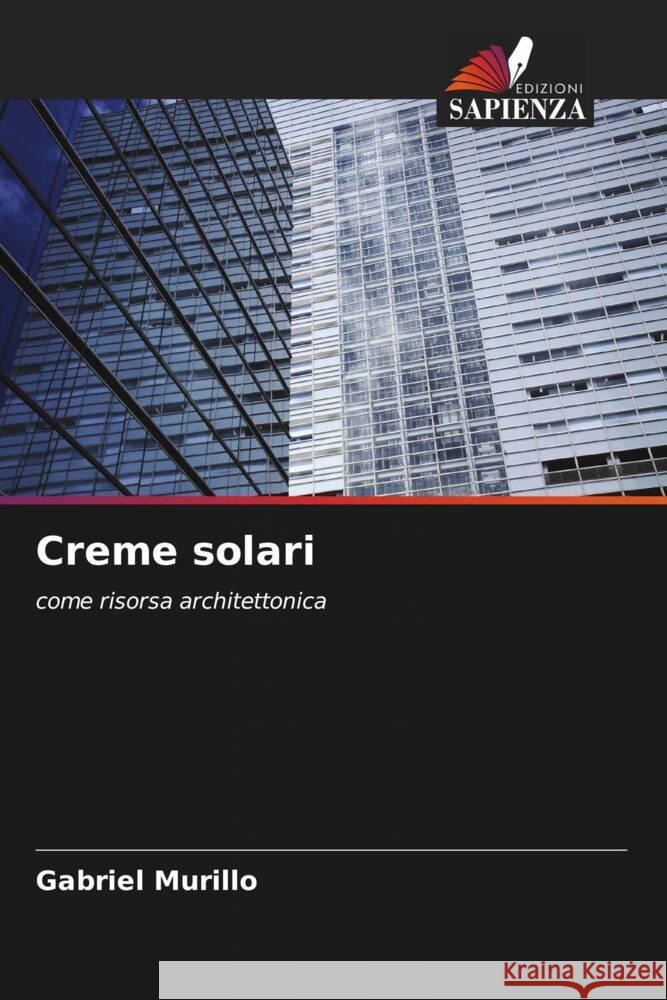 Creme solari Gabriel Murillo 9786206861539