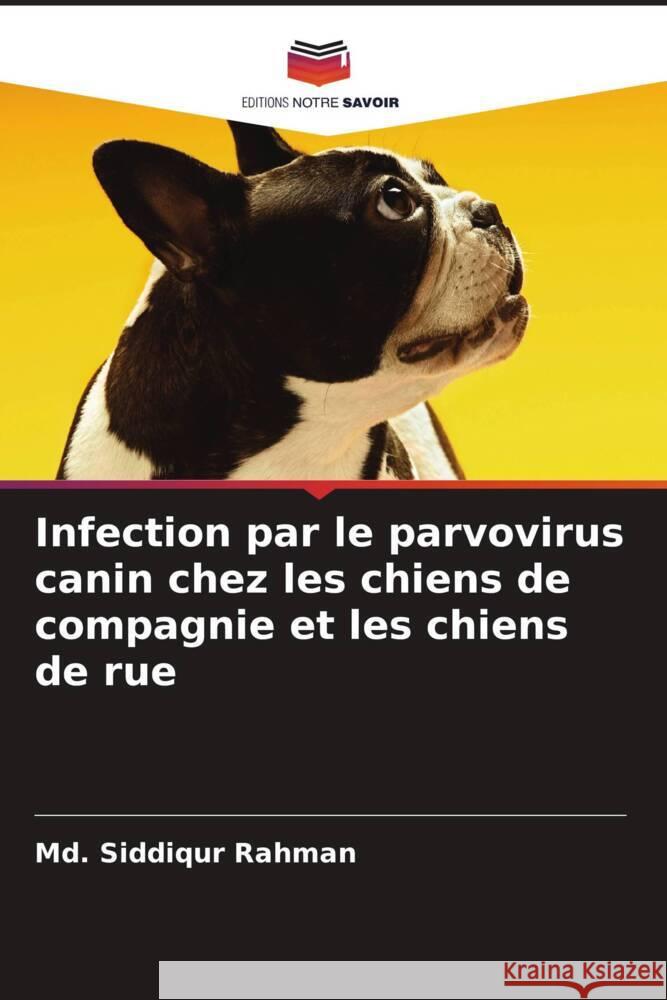 Infection par le parvovirus canin chez les chiens de compagnie et les chiens de rue MD Siddiqur Rahman 9786206923077 Editions Notre Savoir